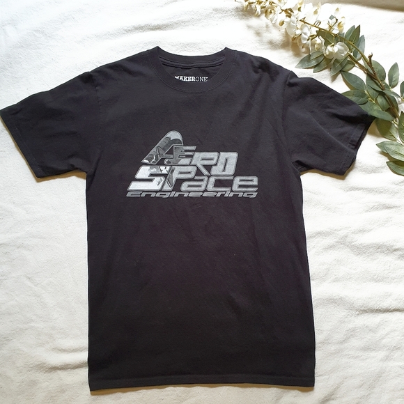 Aero Space Engineering Graphic Short Sleeve Tee, S - Picture 2 of 5
